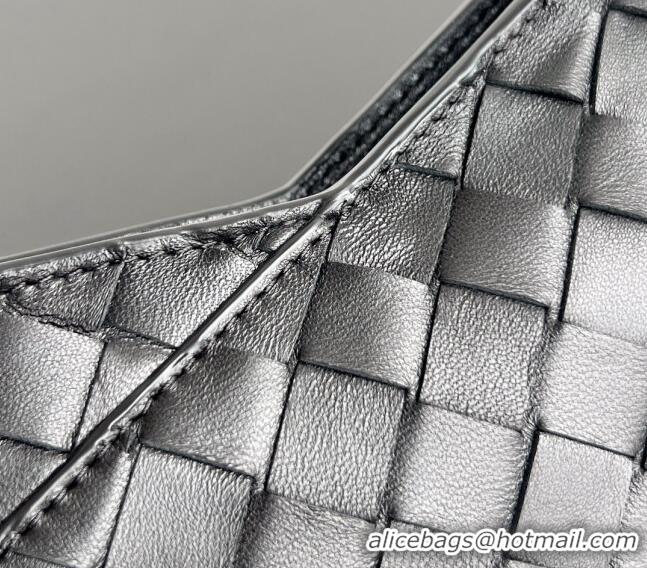 Market Sells Bottega Veneta Mini Solstice Shoulder Bag in Intrecciato Leather 796378 Black 2024