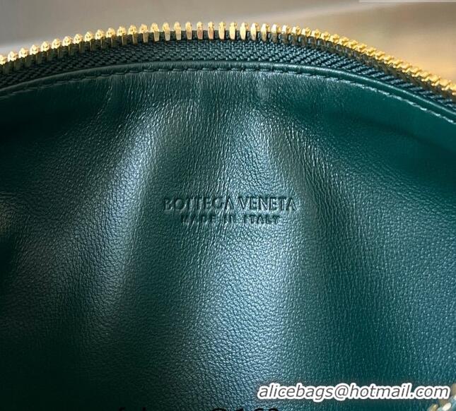 Super Quality Bottega Veneta Mini Wallace Shoulder Bag in Intrecciato Soft Calfskin Leather 754443 Emerald Green 2024