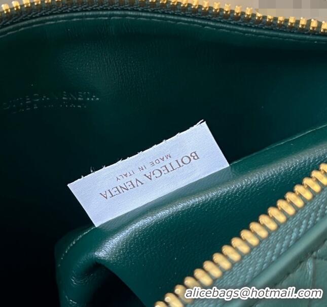 Super Quality Bottega Veneta Mini Wallace Shoulder Bag in Intrecciato Soft Calfskin Leather 754443 Emerald Green 2024