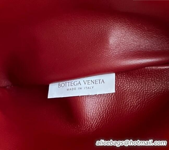 Best Price Bottega Veneta Mini Solstice Heart Bag in Intrecciato Leather 796380 Dark Red 2024