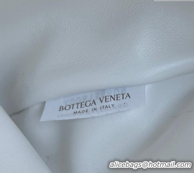 New Design Bottega Veneta Mini Solstice Heart Bag in Intrecciato Leather 796380 White 2024