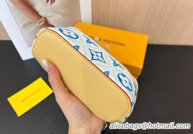 Classic Discount Louis Vuitton Sunglasses Pouch in Monogram Tiles Lagoon 0731 Blue 2024