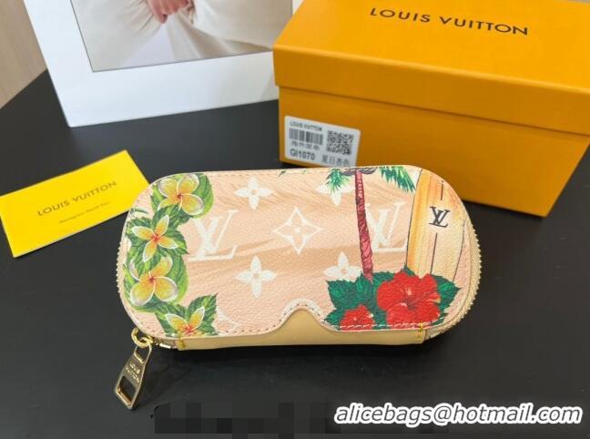 Inexpensive Louis Vuitton Sunglasses Pouch in Monogram Surfin' 0731 Sand Beige 2024