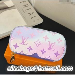 Buy Cheapest Louis Vuitton Sunglasses Pouch in Monogram Gradient 0731 Purple 2024