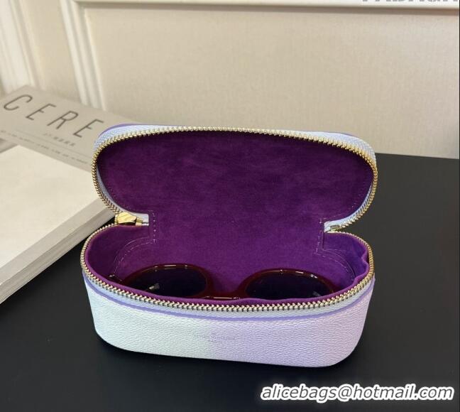 Buy Cheapest Louis Vuitton Sunglasses Pouch in Monogram Gradient 0731 Purple 2024