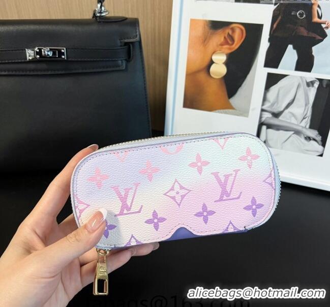 Buy Cheapest Louis Vuitton Sunglasses Pouch in Monogram Gradient 0731 Purple 2024