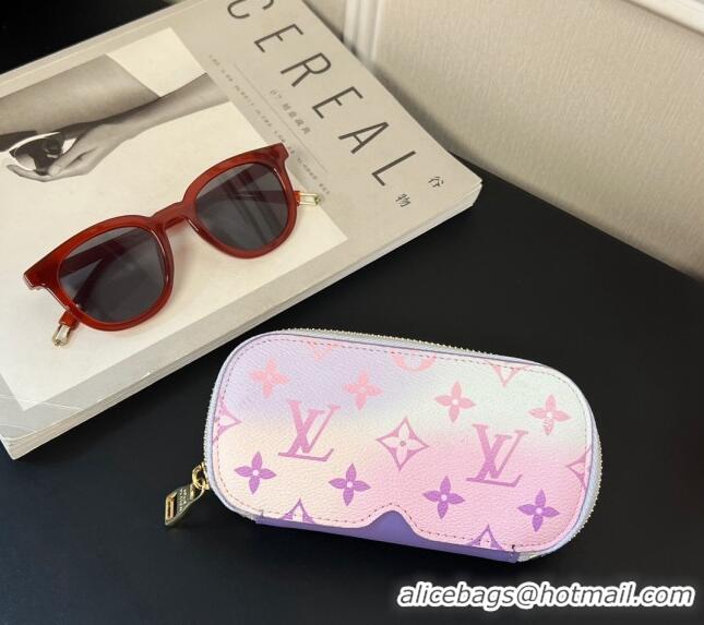 Buy Cheapest Louis Vuitton Sunglasses Pouch in Monogram Gradient 0731 Purple 2024