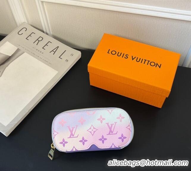 Buy Cheapest Louis Vuitton Sunglasses Pouch in Monogram Gradient 0731 Purple 2024