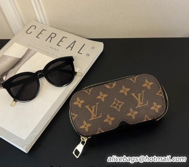 Good  Price Louis Vuitton Sunglasses Pouch in Monogram 0731 Black 2024