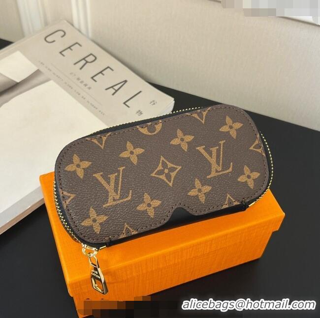 Good  Price Louis Vuitton Sunglasses Pouch in Monogram 0731 Black 2024