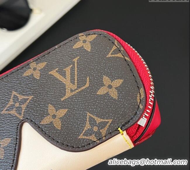 Popular Style Louis Vuitton Sunglasses Pouch in Monogram 0731 Red 2024