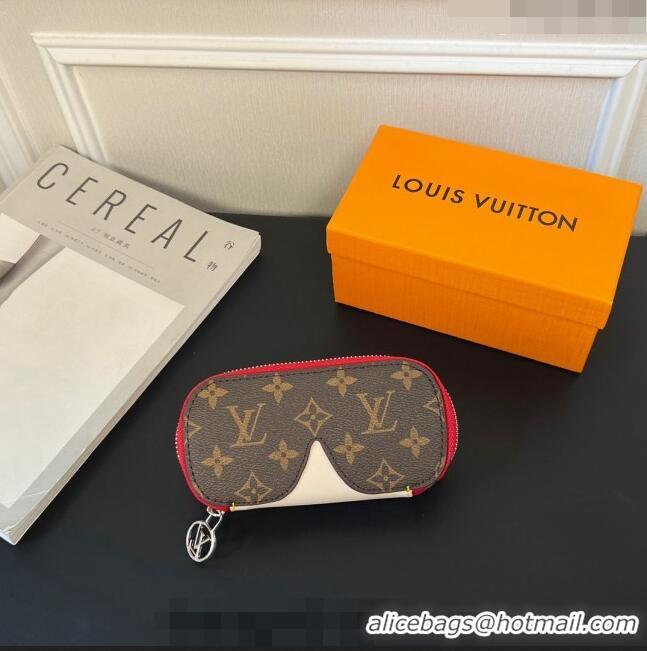 Popular Style Louis Vuitton Sunglasses Pouch in Monogram 0731 Red 2024