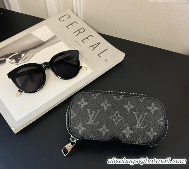 Low Price Louis Vuitton Sunglasses Pouch in Monogram Eclipse 0731 Black 2024