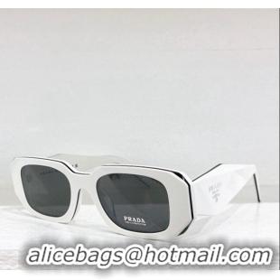 Free Shipping Discount Prada Sunglasses SPR17W White 2024 