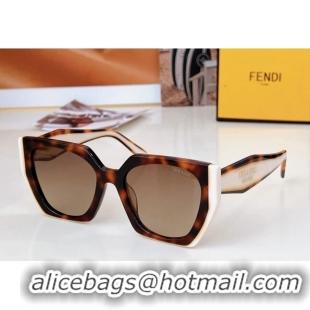  Low Cost Design Prada Sunglasses SPR15W Brown/White 2024