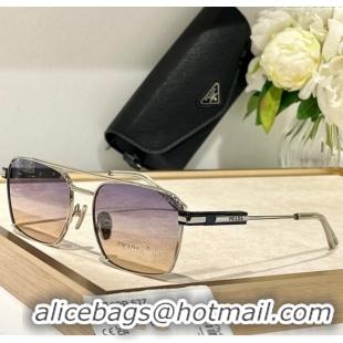 Free Shipping Prada Sunglasses PR67ZS Purple/Beige 2024