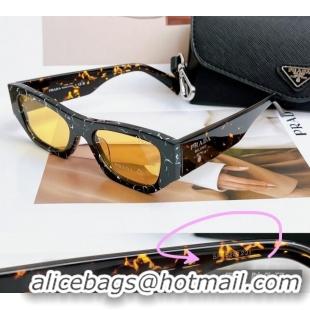 Particularly Recommended Prada Sunglasses PRA01S Brown/Yellow 2024