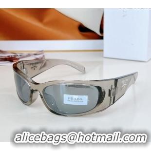 Good Looking Prada Sunglasses PRA19 Clear Grey 2024