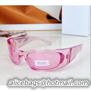 Top Quality Discount Prada Sunglasses PRA19 Clear Pink 2024