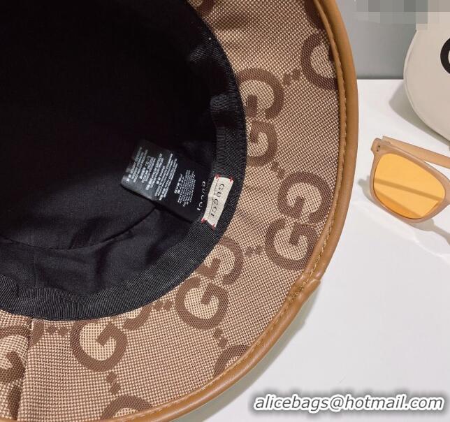 New Fashion Gucci GG Canvas Bucket Hat with Band 0712 Beige 2023