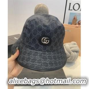 New Fashion Gucci GG Canvas Bucket Hat 0810 Black 2023