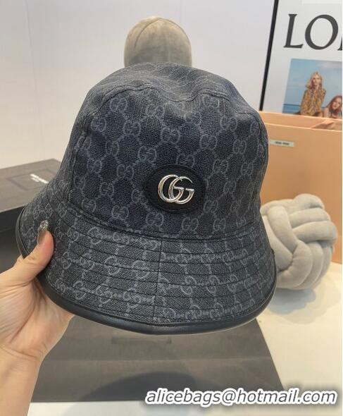 New Fashion Gucci GG Canvas Bucket Hat 0810 Black 2023