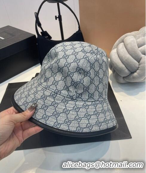 Big Discount Gucci GG Canvas Bucket Hat 0810 Grey 2023