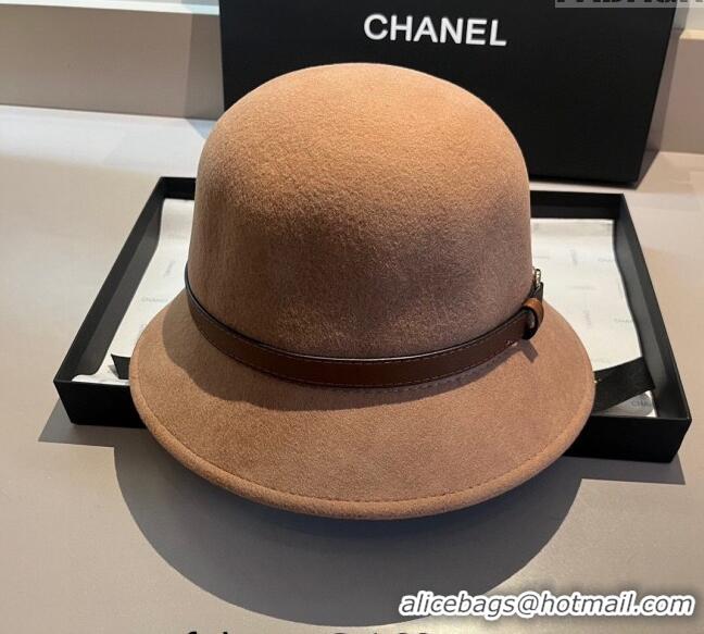 Buy Popular Gucci Wool Hat with Horsebit 1108 Brown 2023