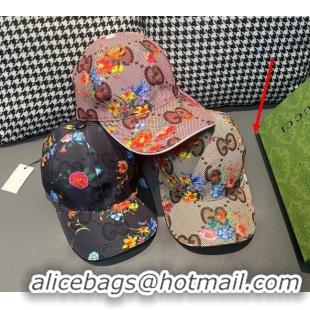 Best Product Gucci GG Flora Baseball Hat 1206 Beige 2023