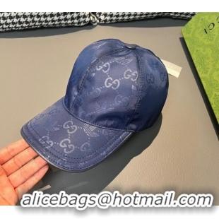 Luxury Cheap Adida x Gucci Baseball Hat 1206 Blue 2023