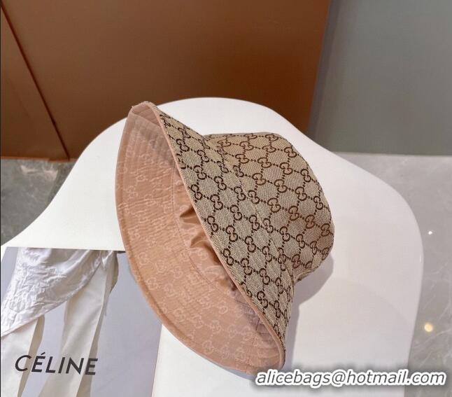 Best Grade Gucci GG Reversible Bucket Hat 0112 Beige 2024