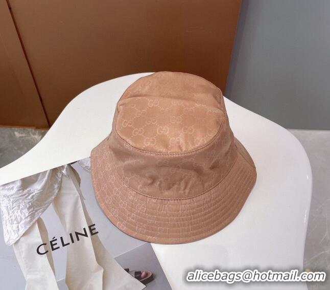 Best Grade Gucci GG Reversible Bucket Hat 0112 Beige 2024