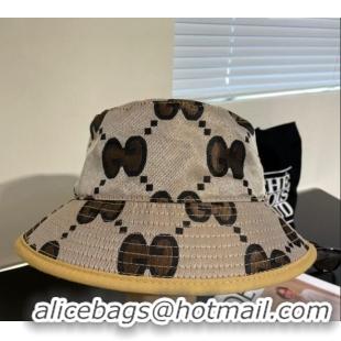 Well Crafted Gucci Interlocking G Bucket Hat 0112 Beige 2024