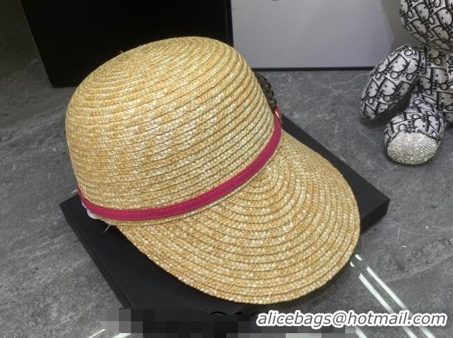 Good Taste Gucci Straw Hat with Crystals GG 0301 Pink 2024