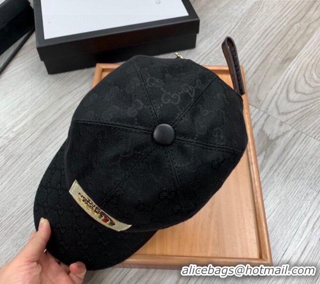 Popular Style The North Face x Gucci Baseball Hat 0301 Black 2024