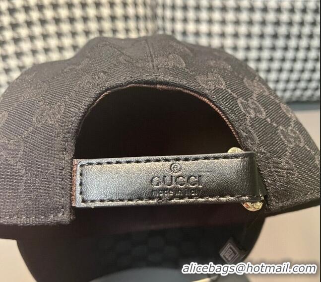 Buy Cheap Gucci GG Canvas Baseball Hat with Bears 3016 Black 2024