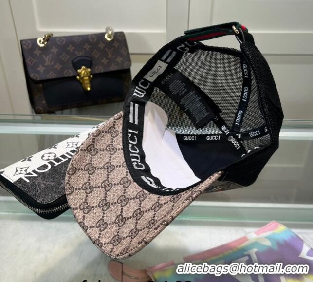 Cheapest Gucci GG Canvas Baseball Hat with Kingsnake Print 040301 Beige 2024