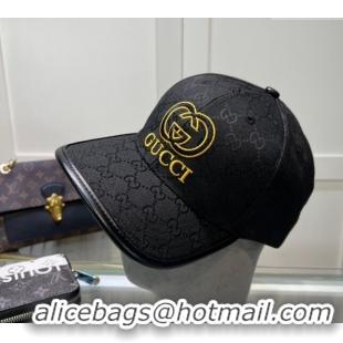 Well Crafted Gucci GG Canvas Baseball hat with Interlocking G 0513 Black 2024