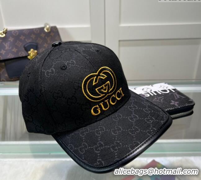 Well Crafted Gucci GG Canvas Baseball hat with Interlocking G 0513 Black 2024