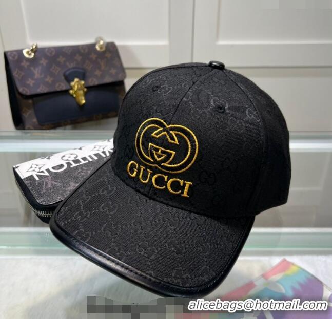 Well Crafted Gucci GG Canvas Baseball hat with Interlocking G 0513 Black 2024