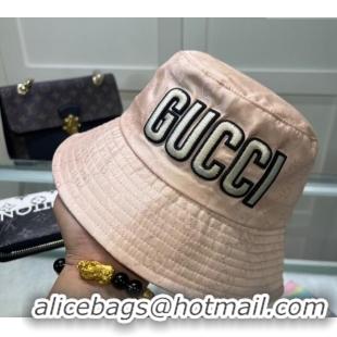 Best Price Gucci Shiny GG Bucket hat with Maxi GUCCI 0513 Light Pink 2024