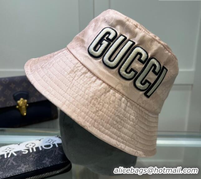 Best Price Gucci Shiny GG Bucket hat with Maxi GUCCI 0513 Light Pink 2024