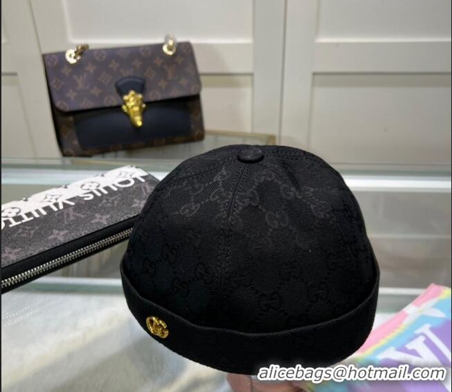 Cheapest Gucci GG Canvas Hat 051302 Black 2024