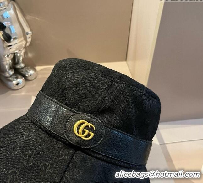 Top Quality Gucci GG Canvas Bucket hat 061905 Black 2024