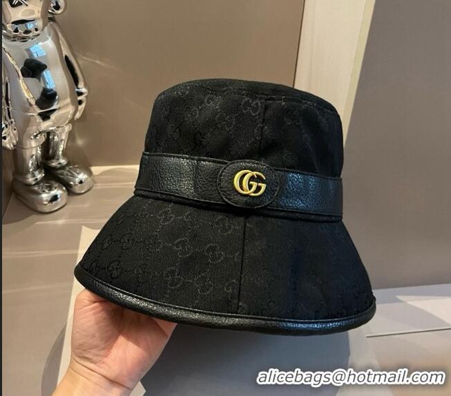 Top Quality Gucci GG Canvas Bucket hat 061905 Black 2024