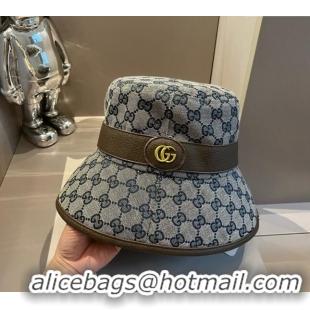 Inexpensive Gucci GG Canvas Bucket Hat 061905 Grey 2024