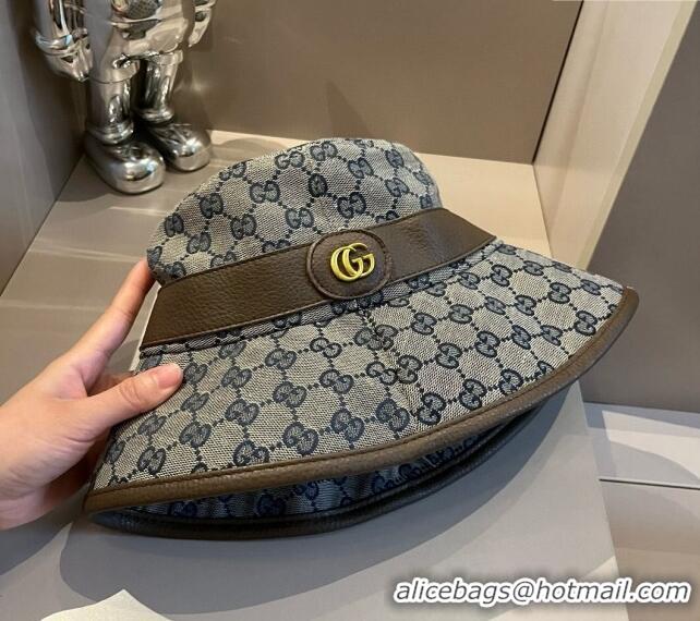 Inexpensive Gucci GG Canvas Bucket Hat 061905 Grey 2024