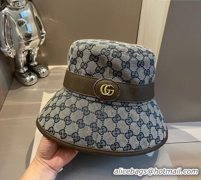 Inexpensive Gucci GG Canvas Bucket Hat 061905 Grey 2024