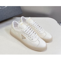 Purchase Prada Downtown Nappa Leather Sneakers White 430078