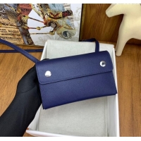 Market Sells Hermes Snap Wallet in Epsom Leather H3121 Deep Blue 2024 (Half Handmade)